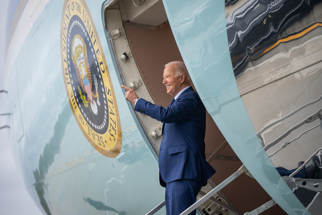 Biden Seen Warning Secret Service Before He Falls Down Air Force One Steps