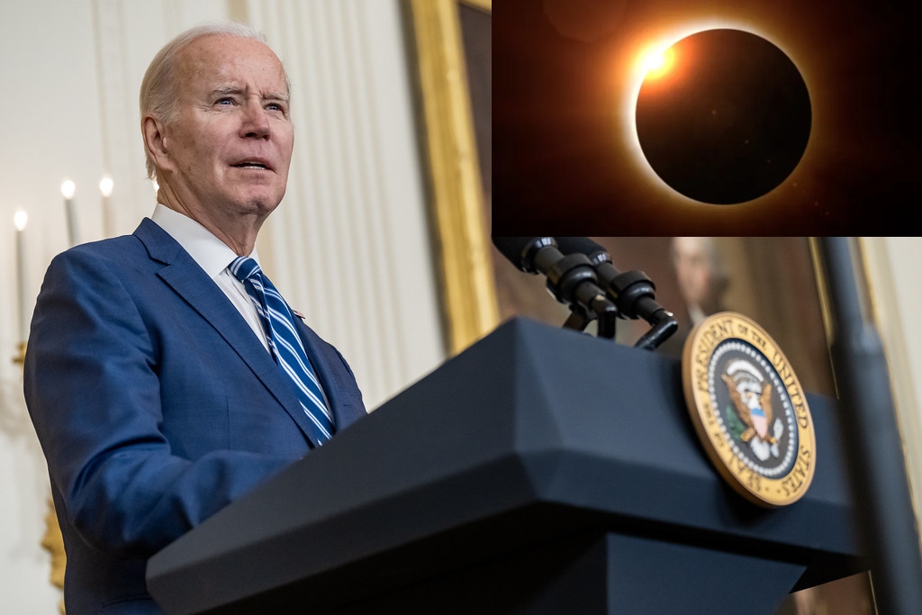 Biden Jumps In Polls After Scaring Voters Into Believing He Caused The Eclipse